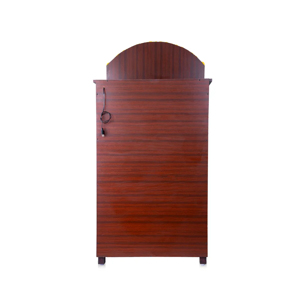 Pooja Mandir With Doors - 62 x 32 Inches | Bell With Leg Puja Stand/ Puja Mandapam/ Wooden Temple for Home - Image 6