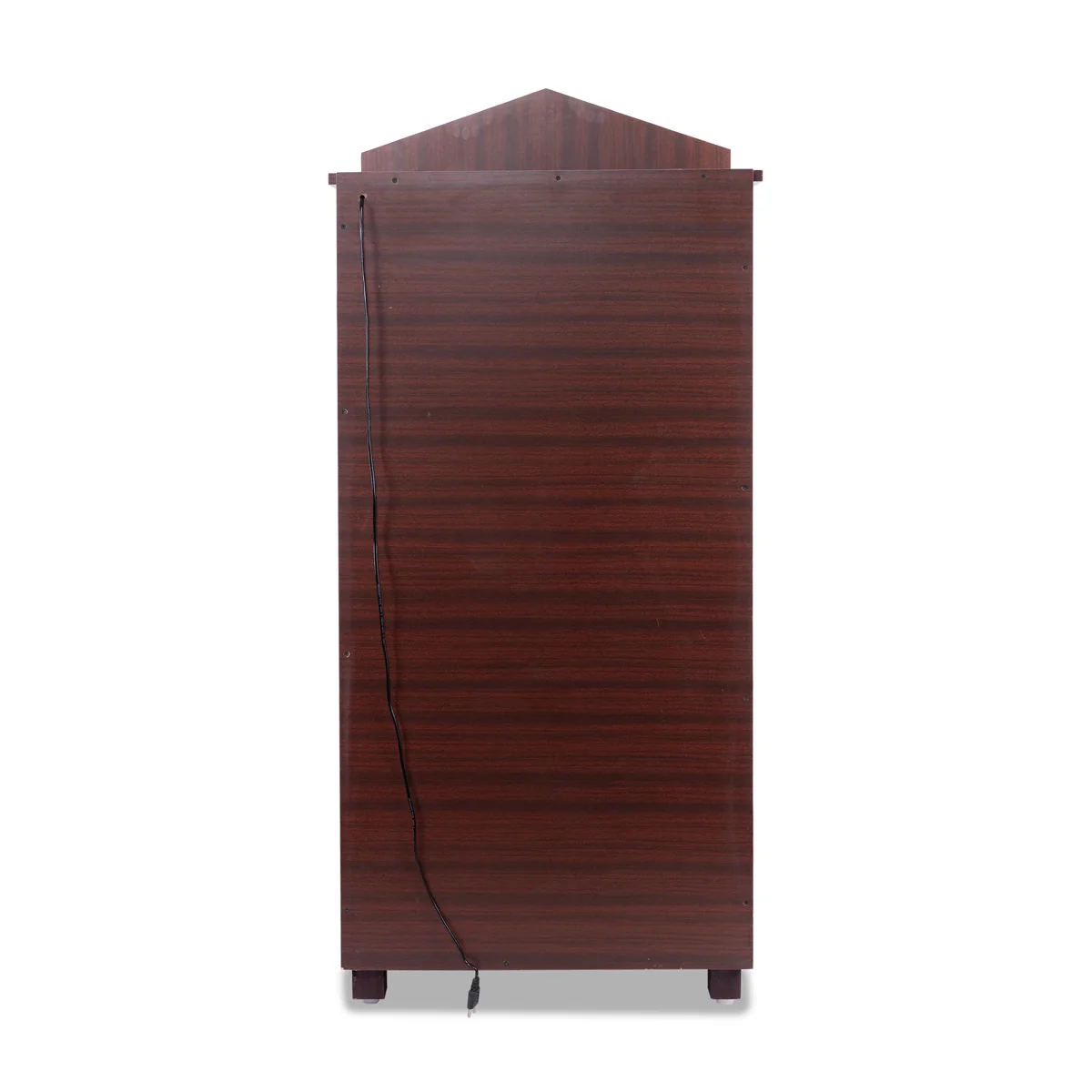 Pooja Mandir With Door | Inner 42 X 24 Inch/ Outer 60 X 25 Inch/ Puja Stand With Bell/ Wooden Temple For Home - Image 3