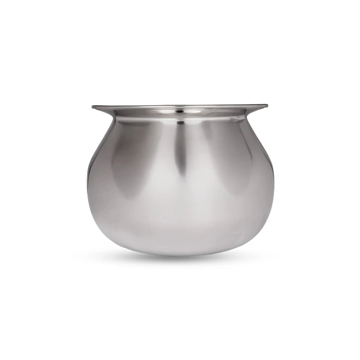 Pot with Lid - 6 x 8 Inches | Cooking Pot/ Dal Handi/ Stainless Steel Pot for Home/ 775 Gms Approx