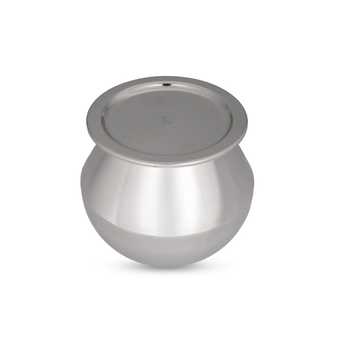 Pot with Lid - 6 x 6 Inches | Cooking Pot/ Pongal Handi/ Stainless Steel Pot for Home/ 535 Gms Approx - Image 2