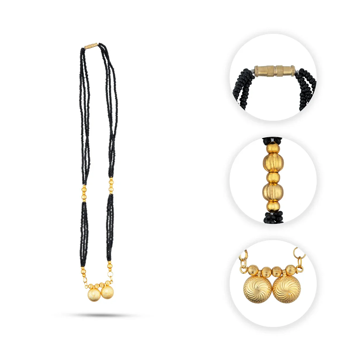 Pottu Thaali - 9 Inches | Mangal Sutra Chain/ Hindu Thali for Deity - Image 2