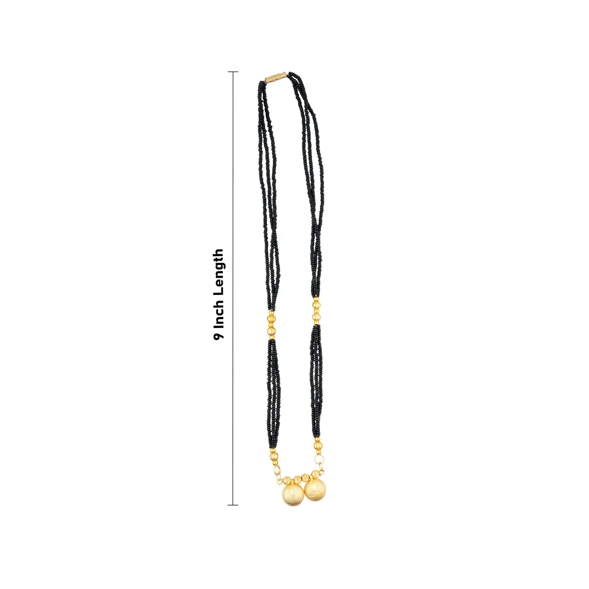 Pottu Thaali - 9 Inches | Mangal Sutra Chain/ Hindu Thali for Deity - Image 3