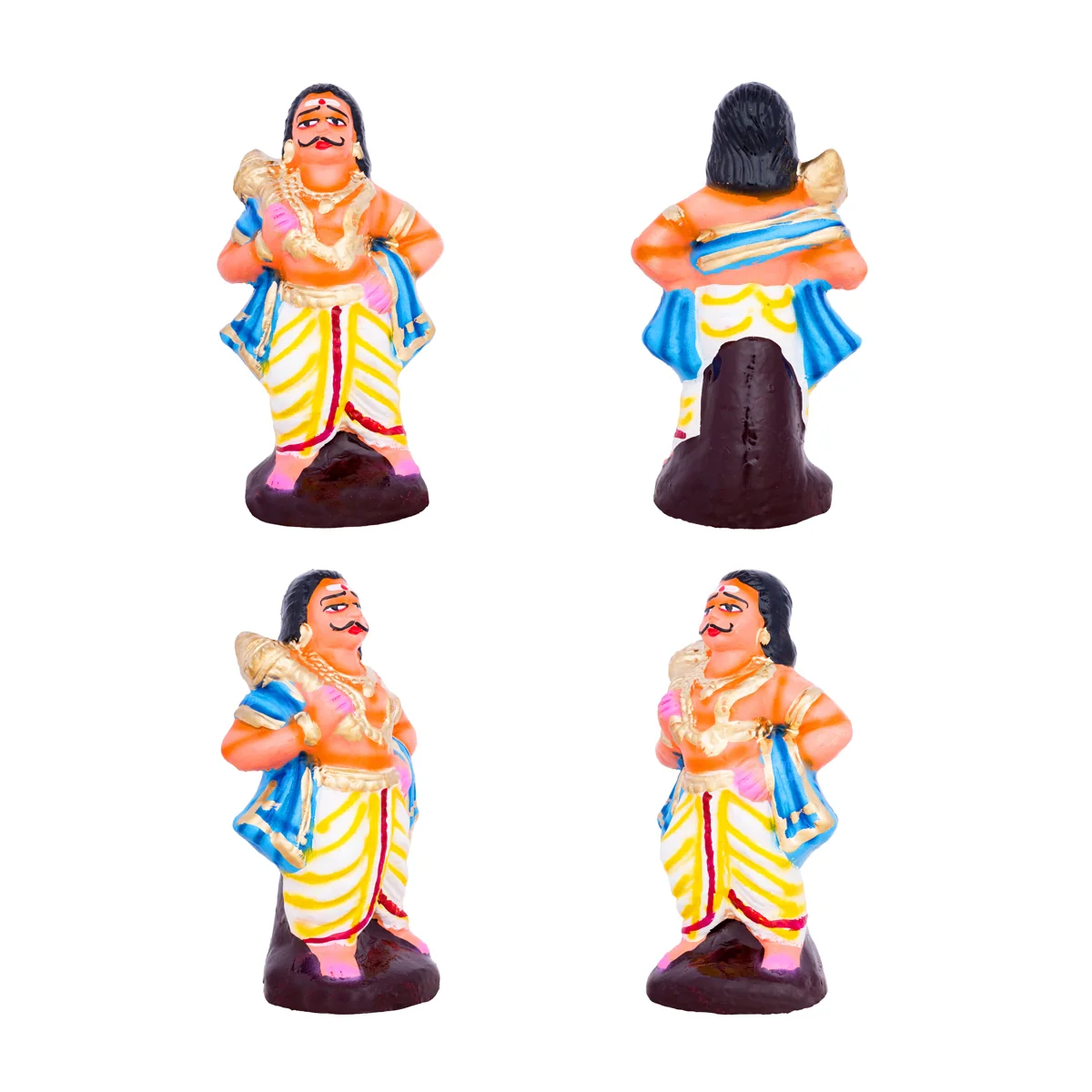 Prahalada Clay Golu Bommai Set - 9 x 7 Inches | Giri Golu Doll/ Navaratri Golu Bomma/Gombe/Bommai - Image 2