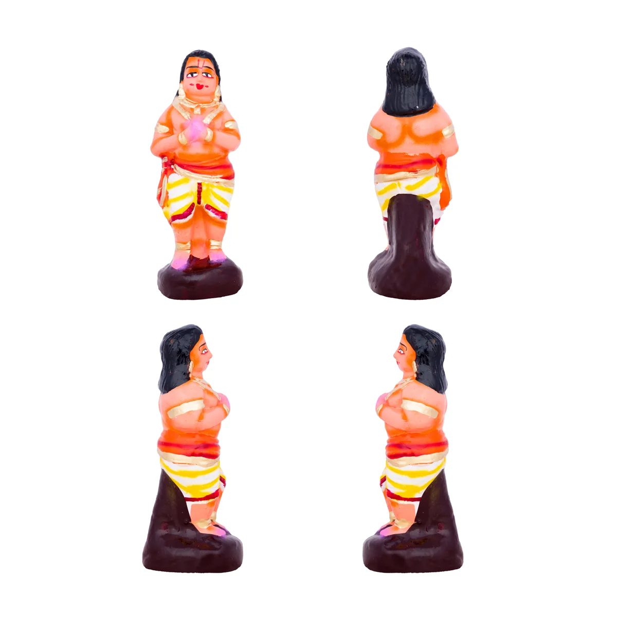 Prahalada Clay Golu Bommai Set - 9 x 7 Inches | Giri Golu Doll/ Navaratri Golu Bomma/Gombe/Bommai - Image 5