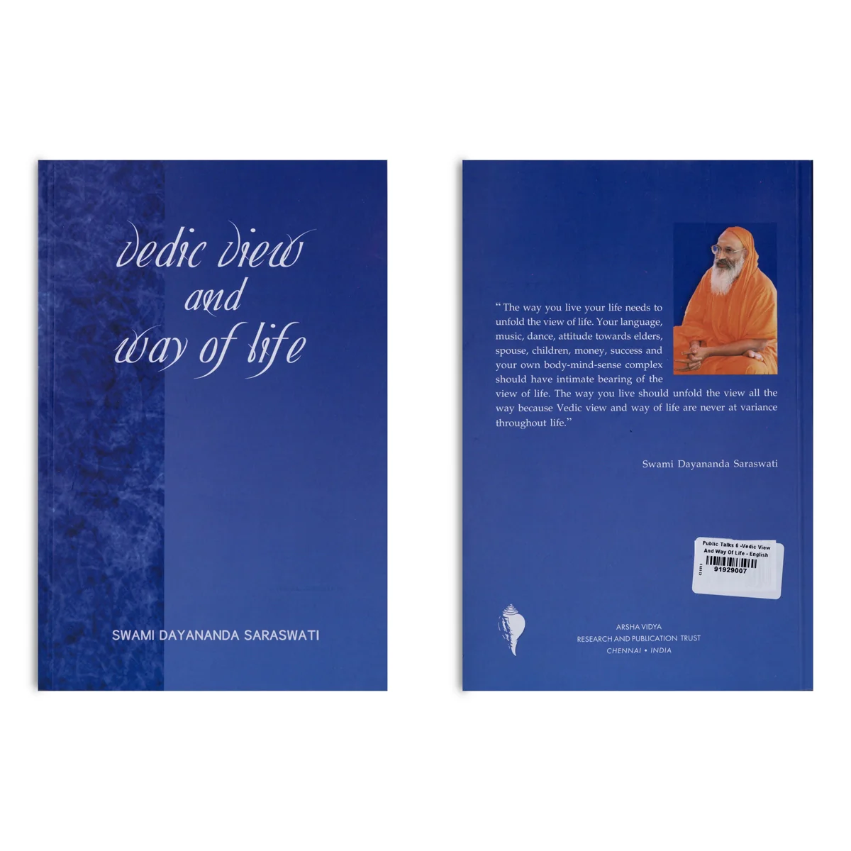 Public Talks 6 - Vedic View And Way Of Life - English | by Swami Dayananda Saraswati/ Hindu Spiritual Book - Image 2