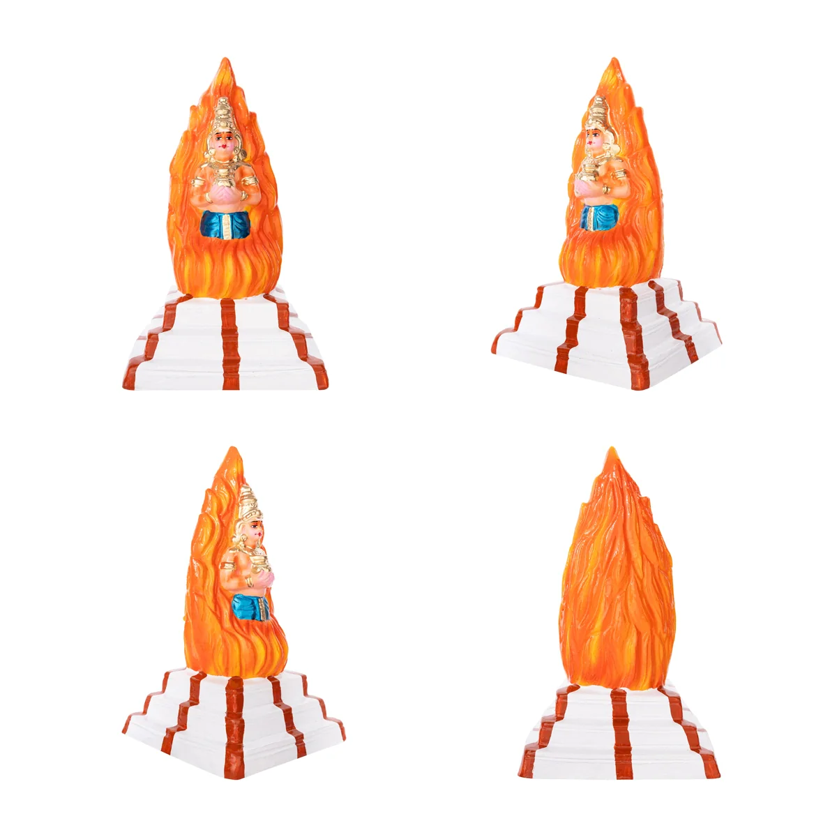 Putrakameshti Yagam Clay Golu Bommai Set- 11 X 6.5 Inches | Navaratri Golu Gombe/ Giri Golu Doll/Navratri Decor - Image 3