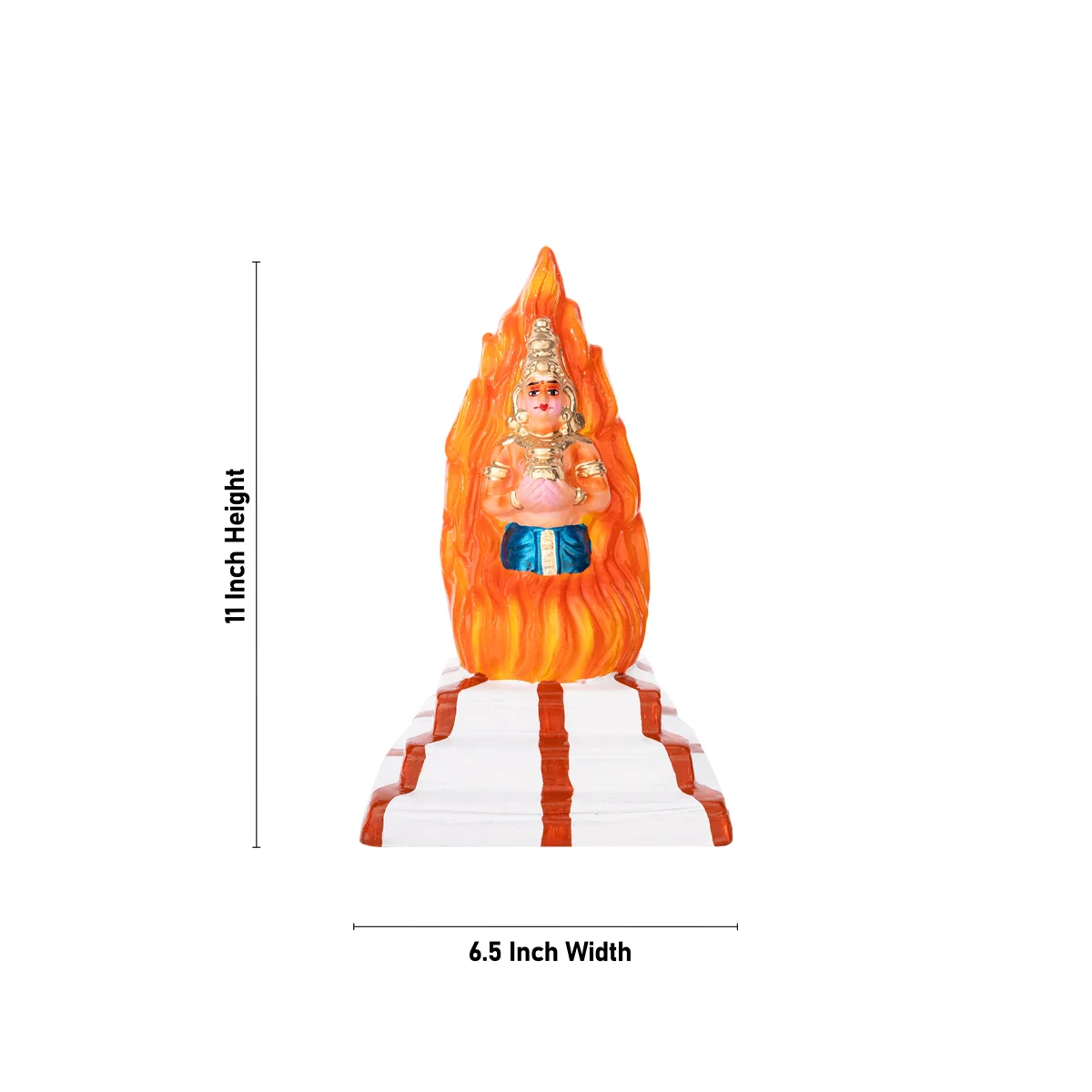 Putrakameshti Yagam Clay Golu Bommai Set- 11 X 6.5 Inches | Navaratri Golu Gombe/ Giri Golu Doll/Navratri Decor - Image 7