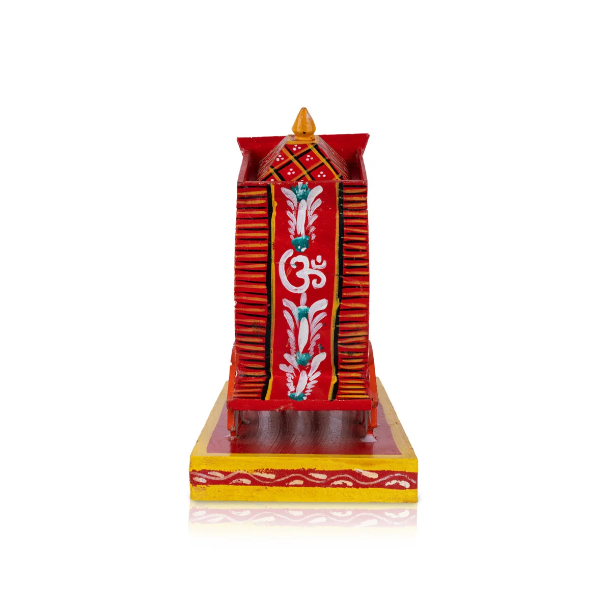 Radham Kondapalli Toy - 10 X 11 Inches | Handmade Showpiece/ Ratham Wooden Statue For Home Decor &Golu Display - Image 3
