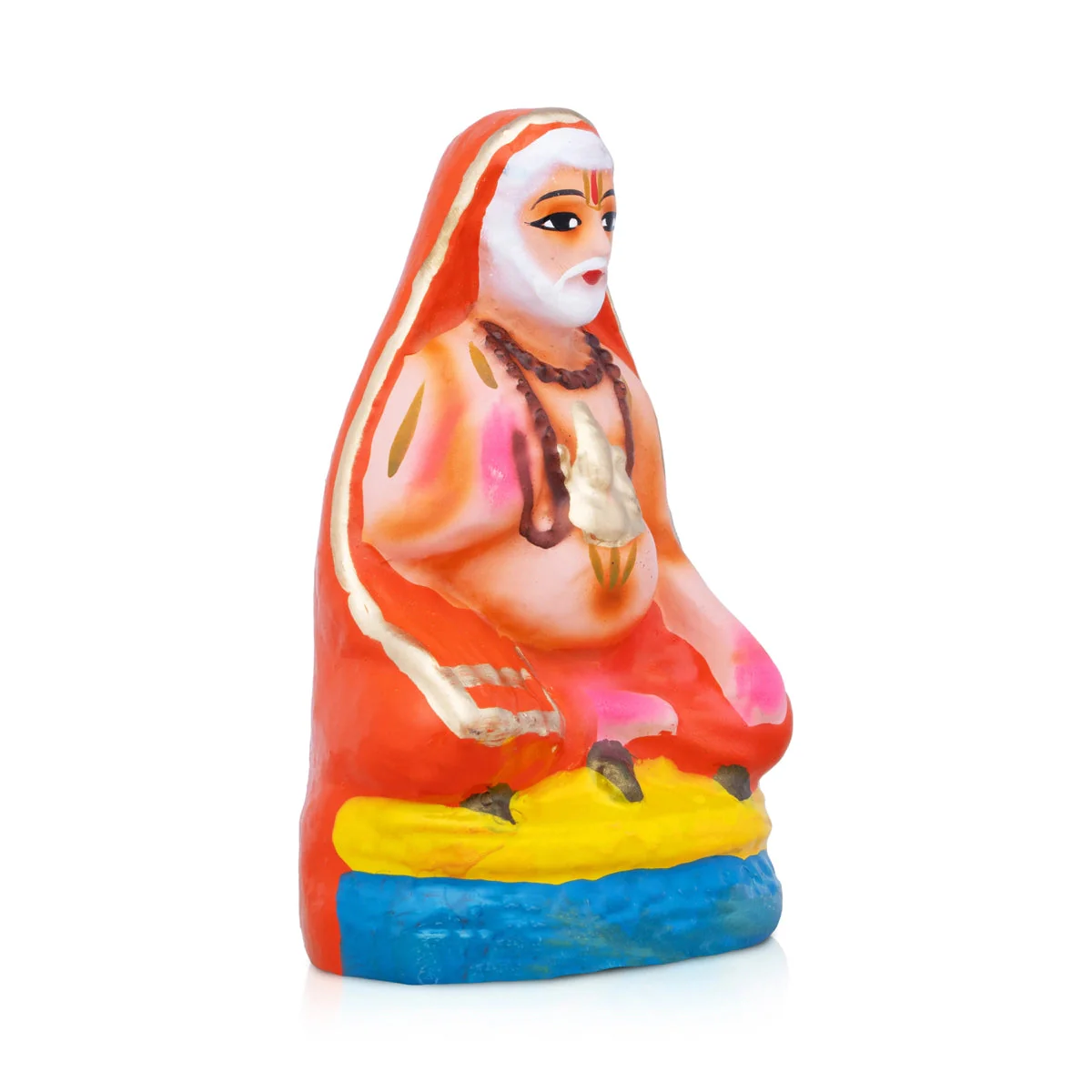 Ragavendra Clay Golu Bommai - 6 x 4 Inches | Giri Golu Doll/ Navaratri Golu Bomma/ Gombe/ Bommai - Image 2