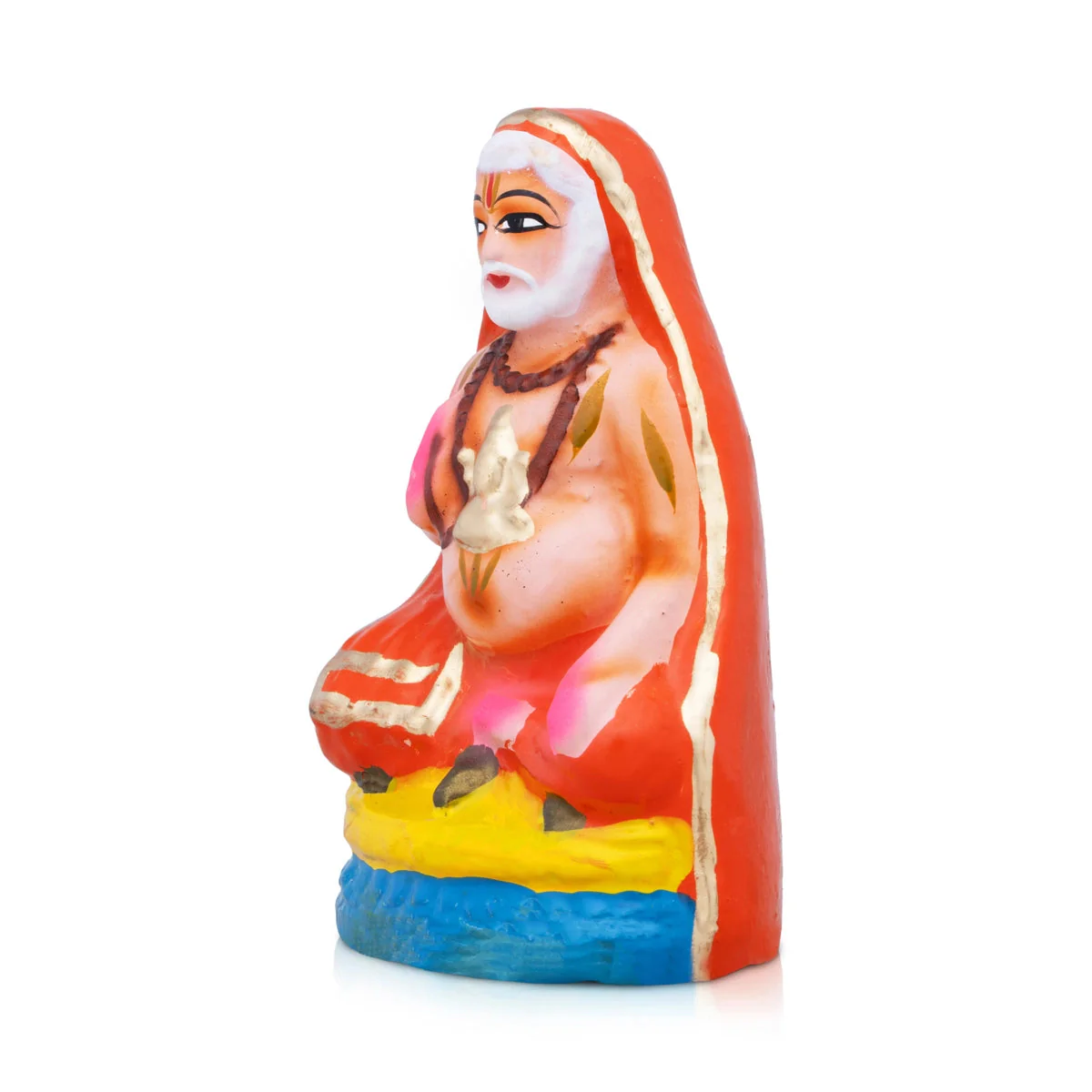 Ragavendra Clay Golu Bommai - 6 x 4 Inches | Giri Golu Doll/ Navaratri Golu Bomma/ Gombe/ Bommai - Image 3