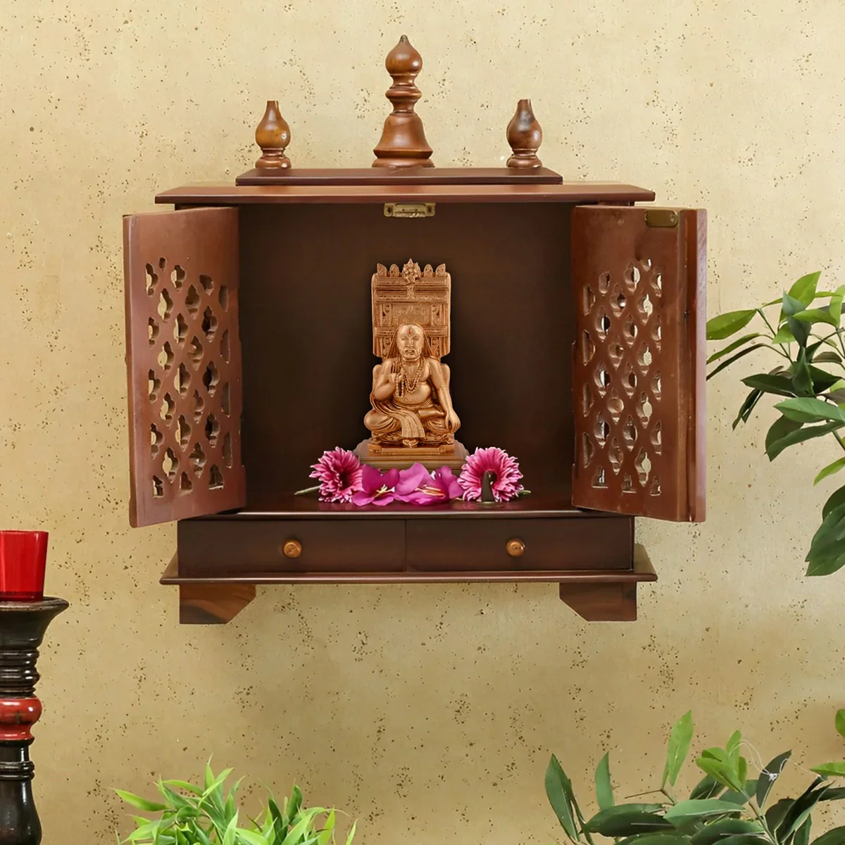 Ragavendrar Murti - 5 x 3 Inches | Resin Statue/ Raghavendra Statue for Pooja - Image 6