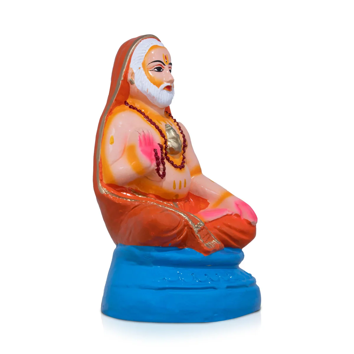 Raghavendra Clay Golu Bommai - 10 x 5 Inches | Giri Golu Doll/ Navaratri Golu Bomma/Gombe/Bommai - Image 2