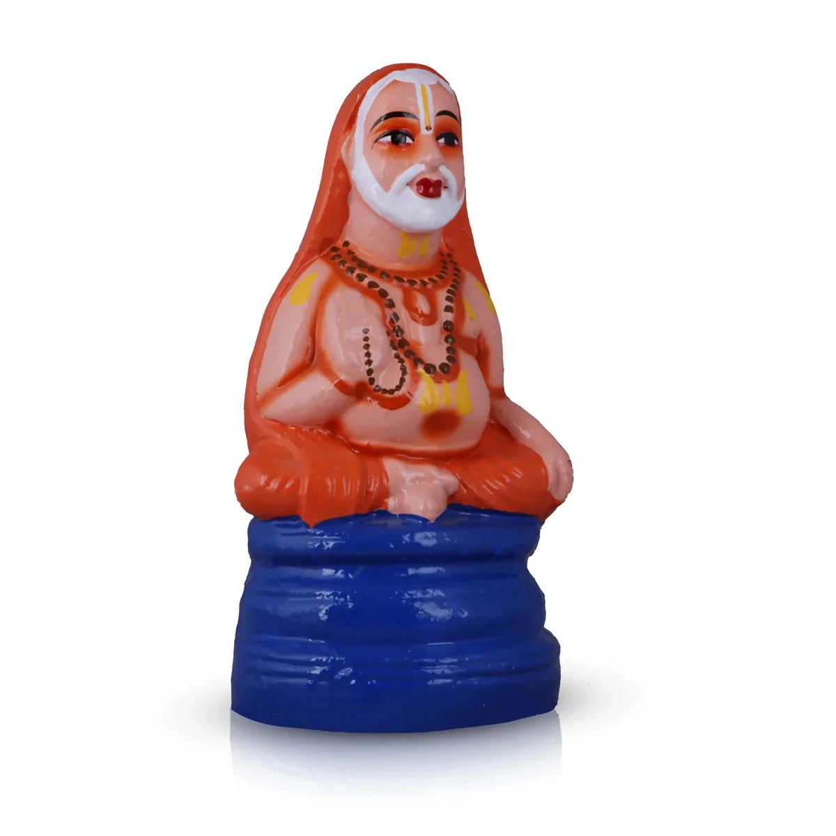Raghavendra Clay Golu Bommai - 11 x 7.5 Inches | Giri Golu Doll/ Navaratri Golu Bomma/Gombe/Bommai - Image 2