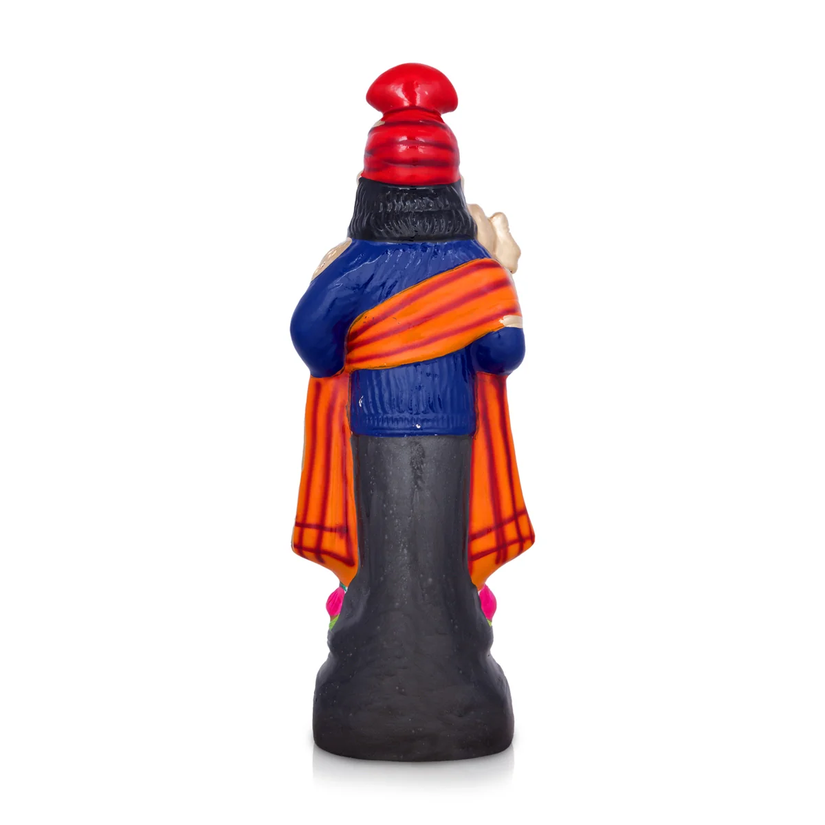 Raja Alankaram Murugan Paper Mache Golu Bommai - 18 x 7 Inches | Giri Golu Doll/ Navaratri Golu Bomma/Gombe/Bommai - Image 5