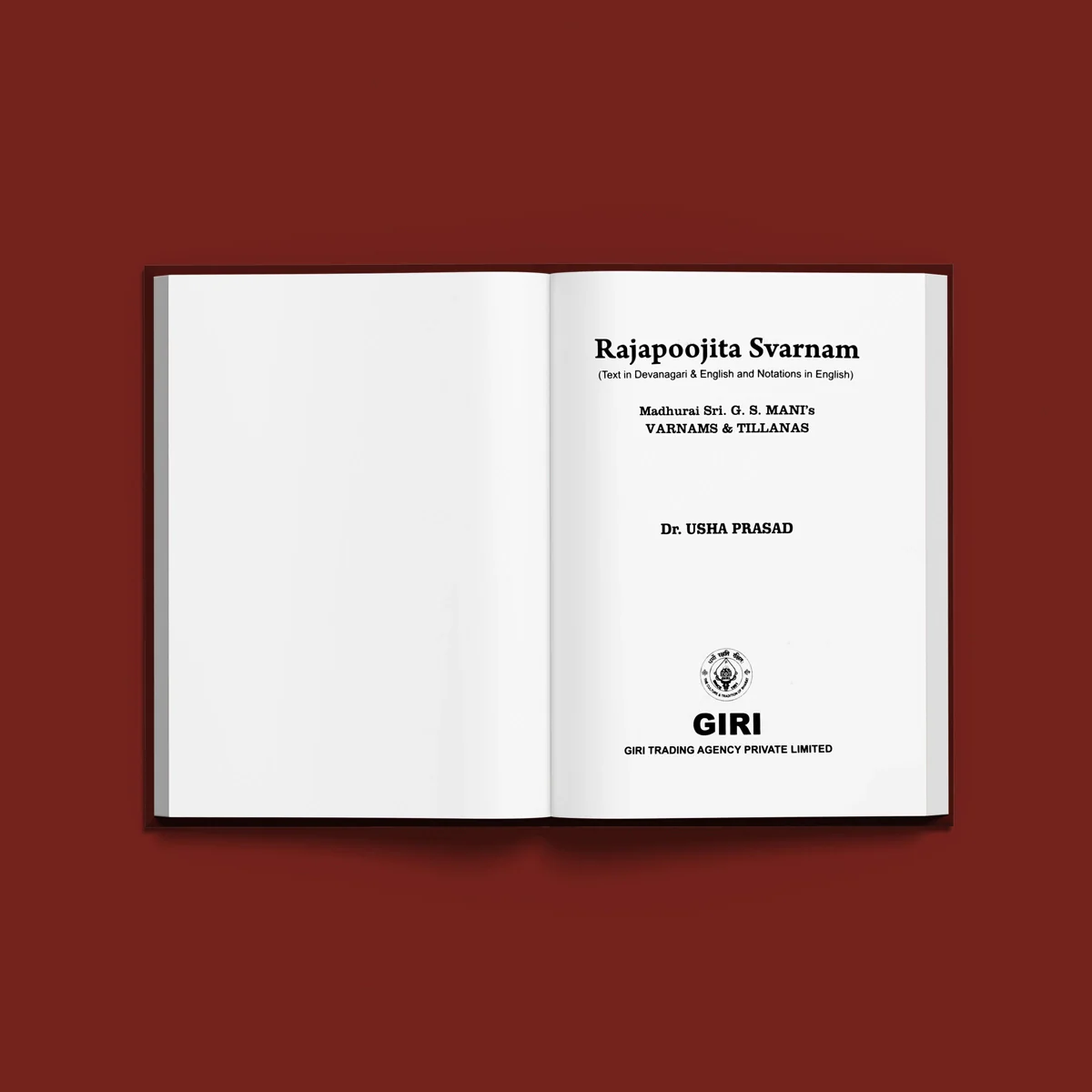 Rajapoojita Svarnam - Madurai Sri.G.S.Manis Varnams And Tillanas- Sanskrit - English | Usha Prasad/ Music Book - Image 3