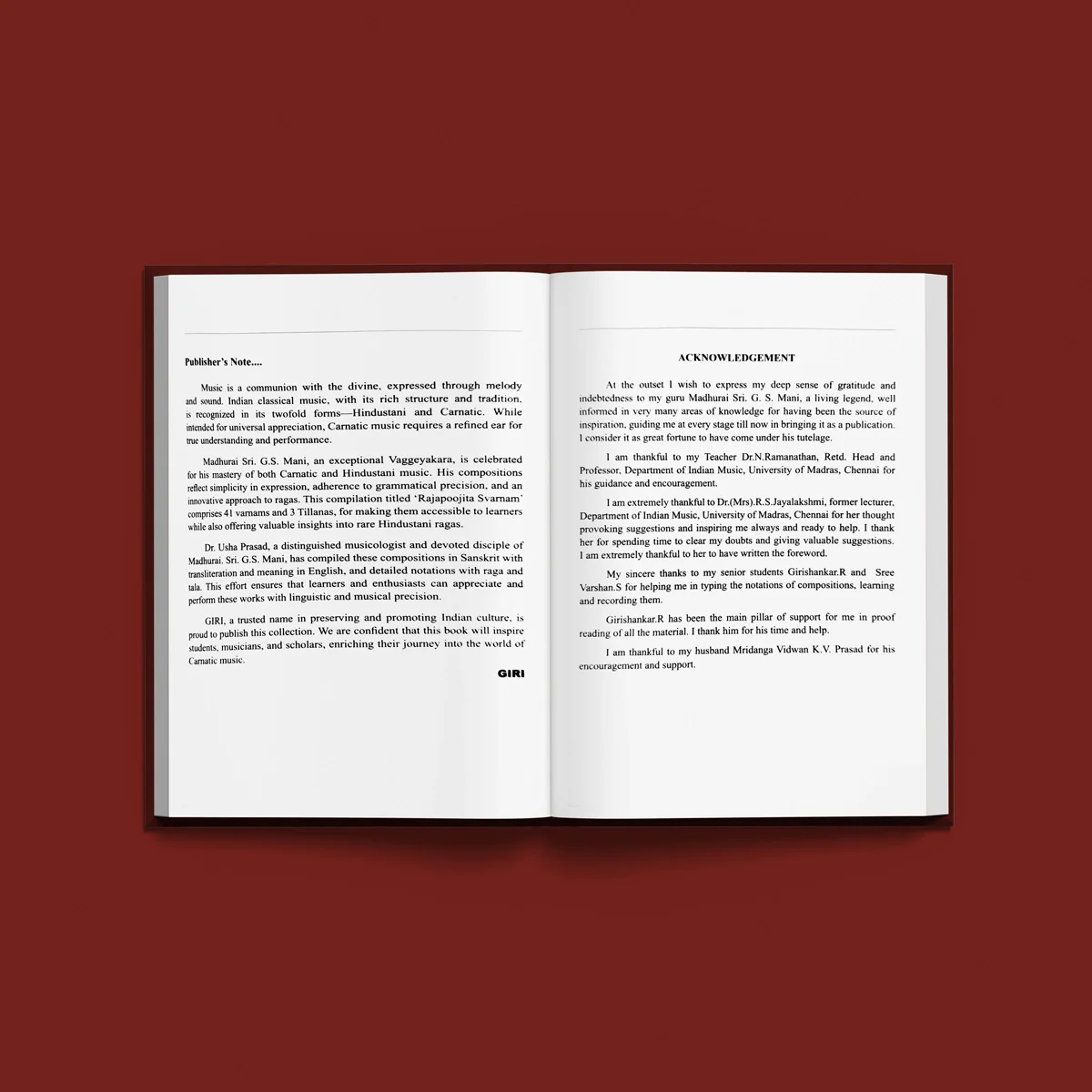 Rajapoojita Svarnam - Madurai Sri.G.S.Manis Varnams And Tillanas- Sanskrit - English | Usha Prasad/ Music Book - Image 4