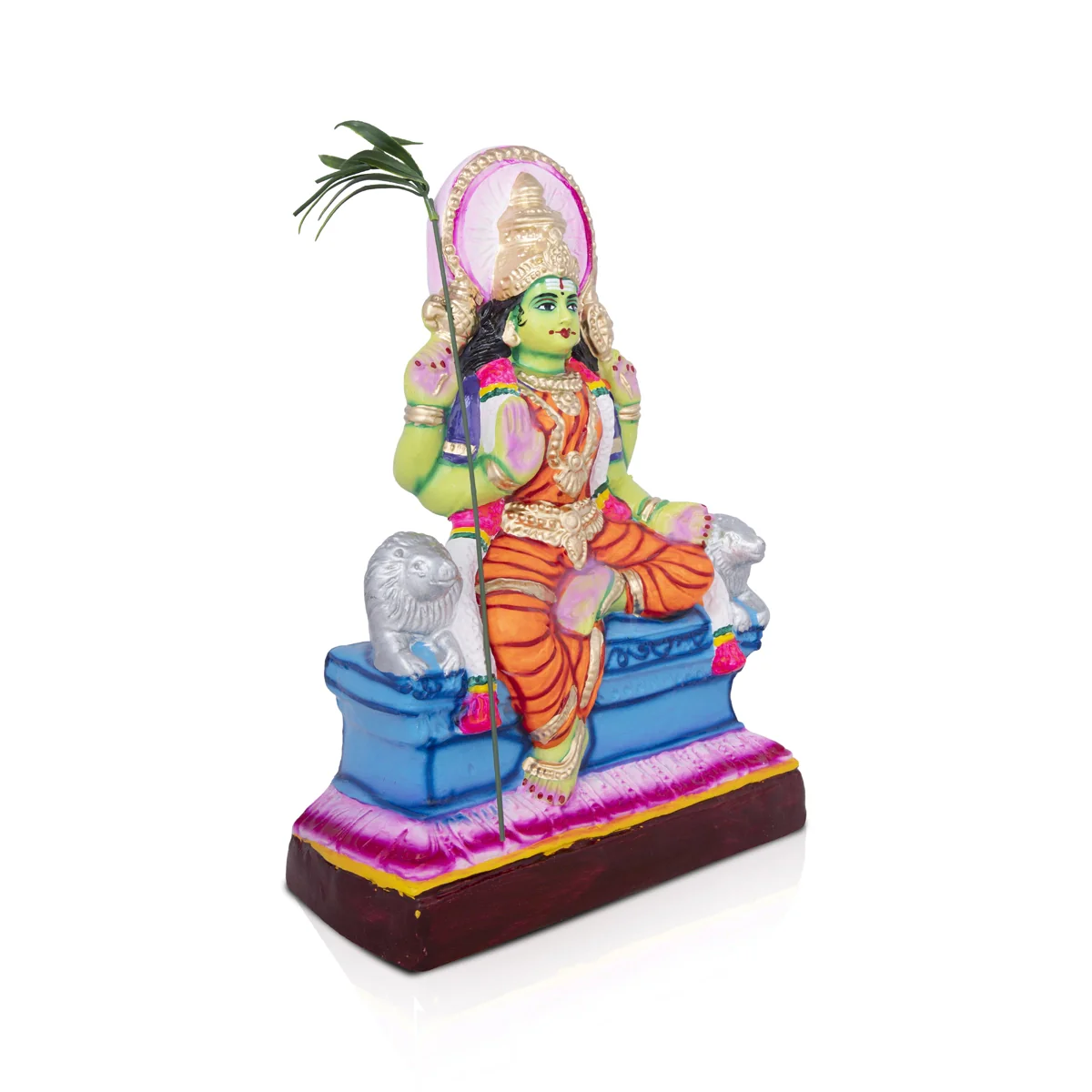 Rajeshwari Paper Mache Golu Bommai - 15 x 10 Inches | Giri Golu Doll/ Navaratri Golu Bomma/Gombe/Bommai - Image 3