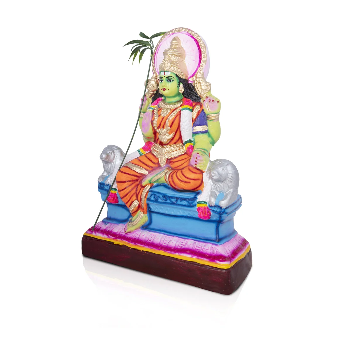 Rajeshwari Paper Mache Golu Bommai - 15 x 10 Inches | Giri Golu Doll/ Navaratri Golu Bomma/Gombe/Bommai - Image 4