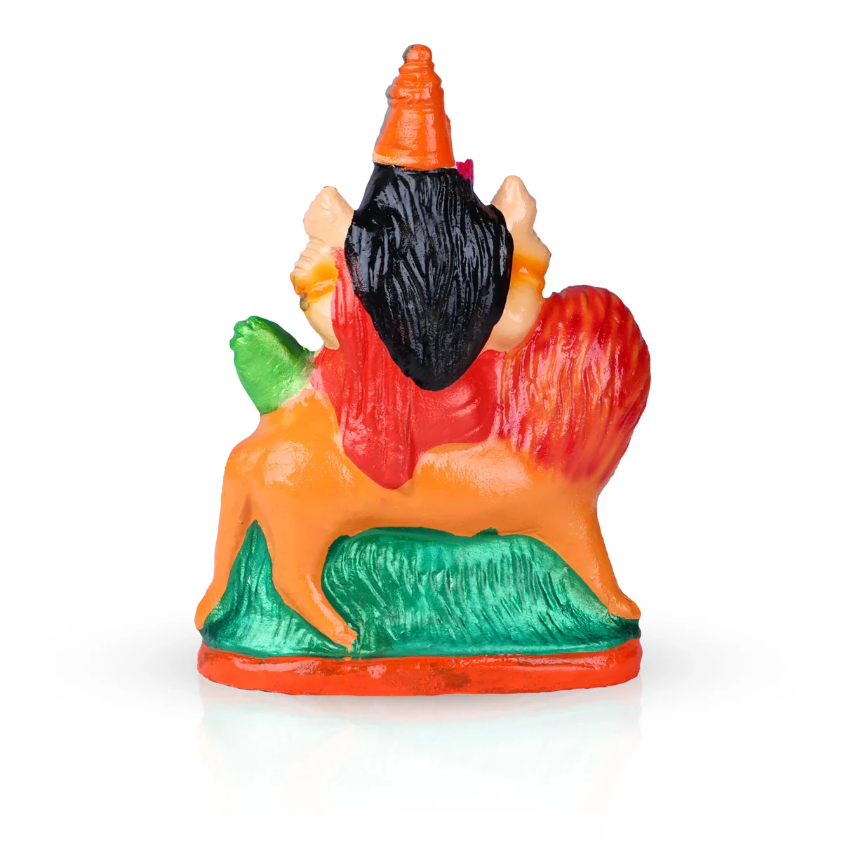 Rajeshwari Clay Golu Bommai - 10 x 6 Inches | Giri Golu Doll/ Navaratri Golu Bomma/Gombe/Bommai - Image 3
