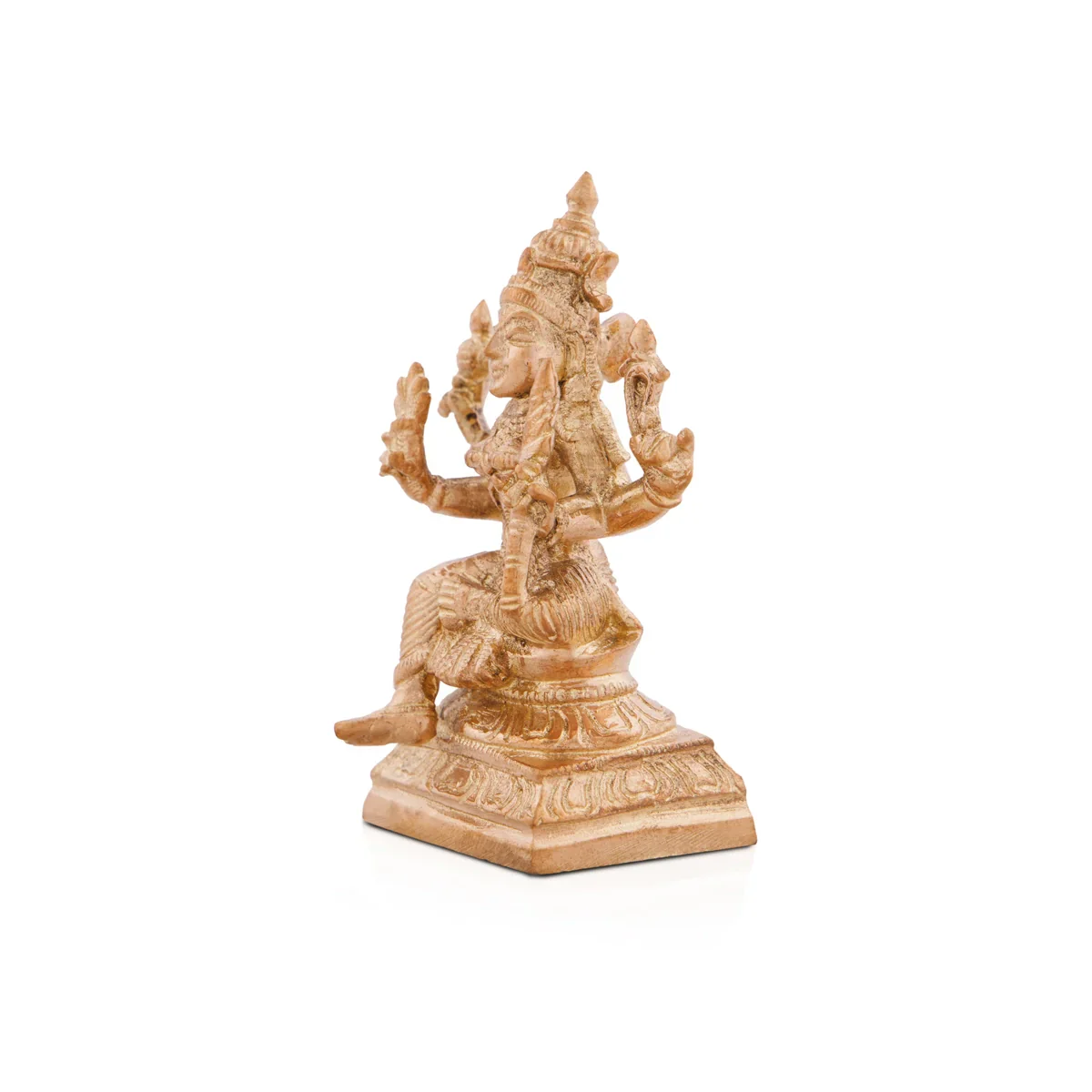 Rajeshwari Statue - 2.5 x 1.75 Inches |Panchaloha Idol/ Raja Rajeshwari Idol for Pooja/ 135 Gms Approx - Image 3