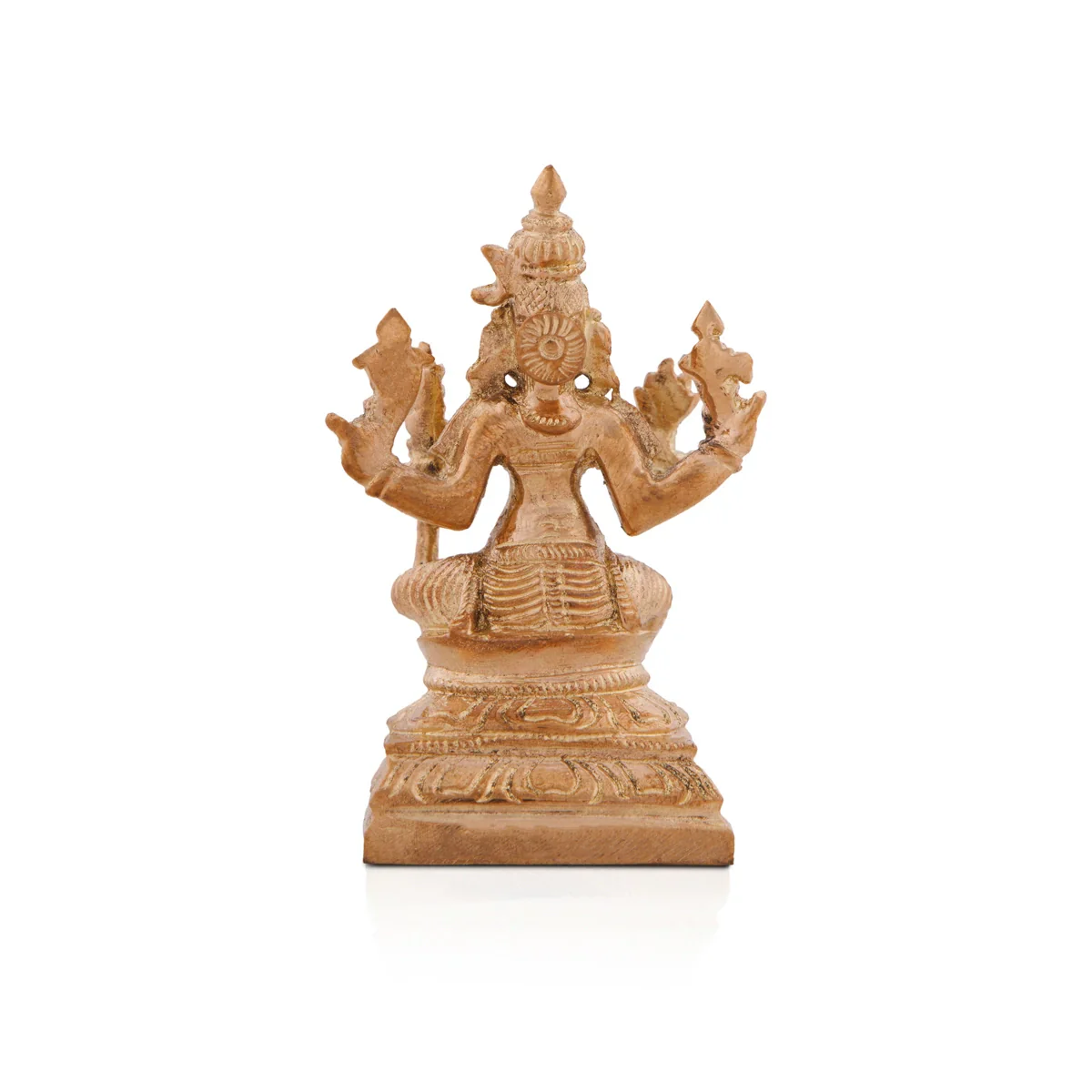 Rajeshwari Statue - 2.5 x 1.75 Inches |Panchaloha Idol/ Raja Rajeshwari Idol for Pooja/ 135 Gms Approx - Image 4