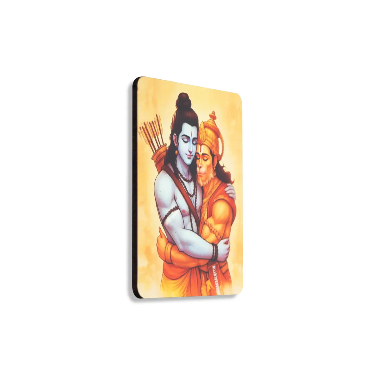 Ram Hanuman Murti Design Fridge Magnet - 3 X 2.5 Inches | Picture Magnet/ Single Layer Photo Magnet For Home - Image 3