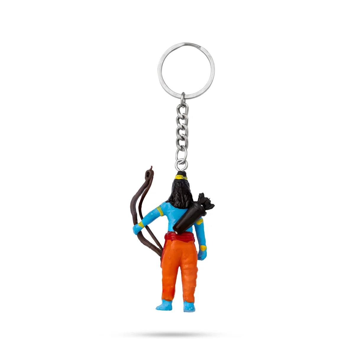 Rama Murti Design Key Chain - 2.5 x 1.5 Inches | Key Ring/ Key Holder For Gifting & Bike - Image 3