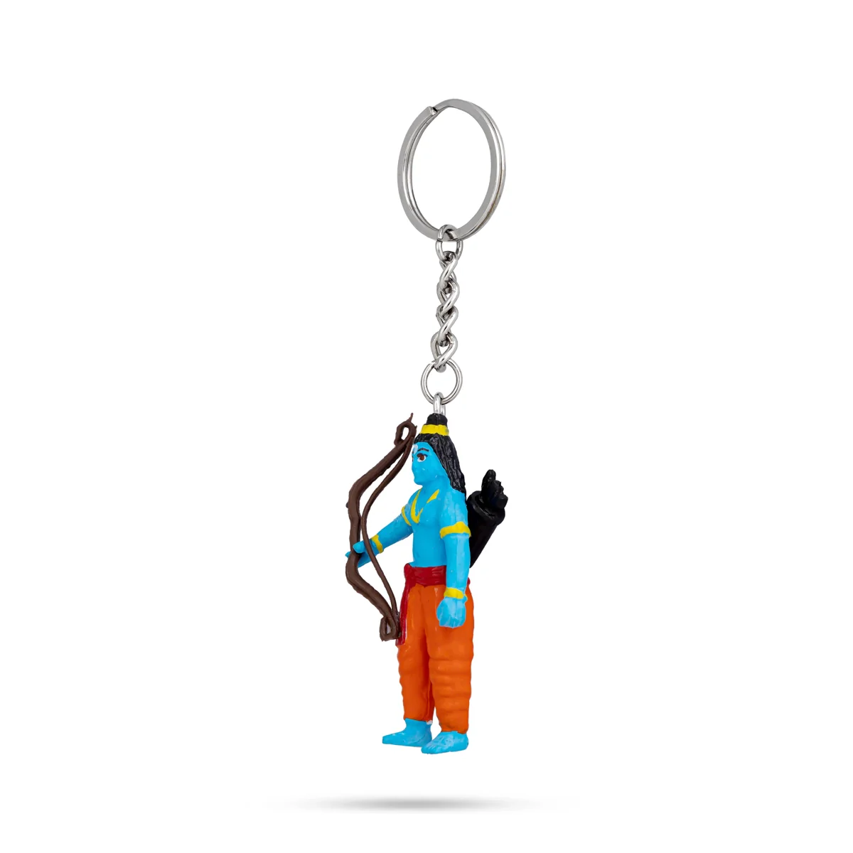 Rama Murti Design Key Chain - 2.5 x 1.5 Inches | Key Ring/ Key Holder For Gifting & Bike - Image 5