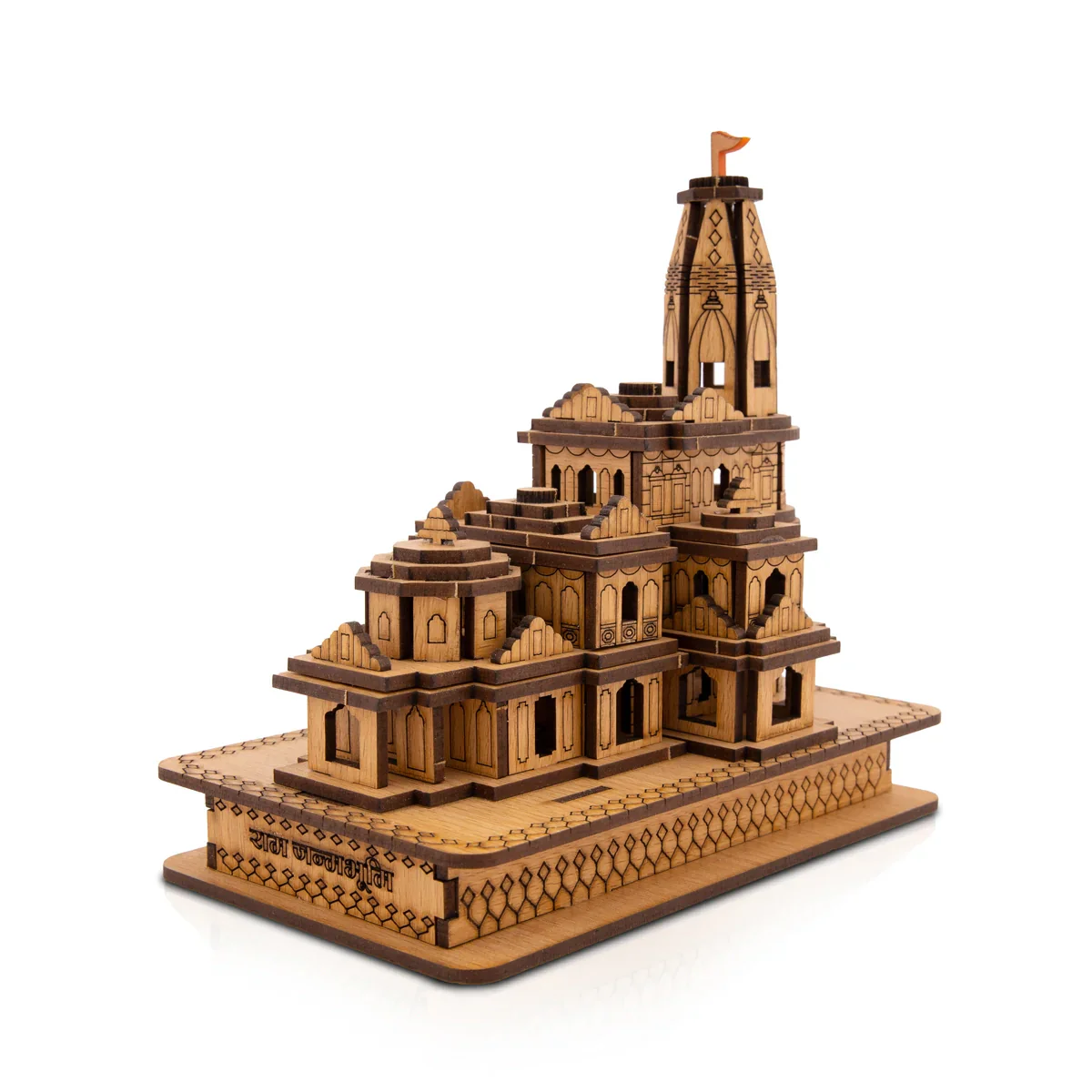 Ram Mandir - 6.5 x 5 Inches | 3D Model Ram Janmabhoomi/ Shri Ram Mandir for Home Decor - Image 2