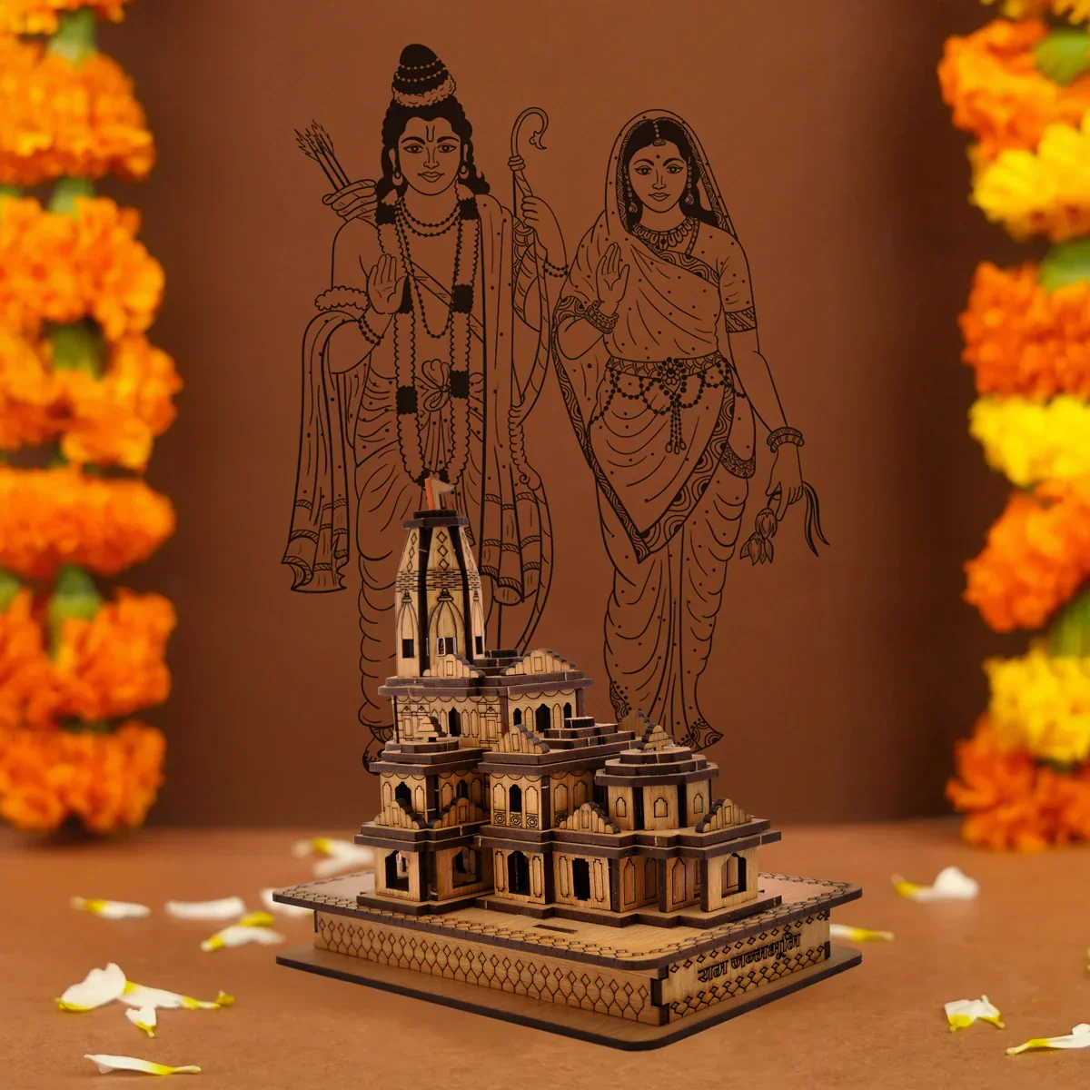 Ram Mandir - 6.5 x 5 Inches | 3D Model Ram Janmabhoomi/ Shri Ram Mandir for Home Decor - Image 6