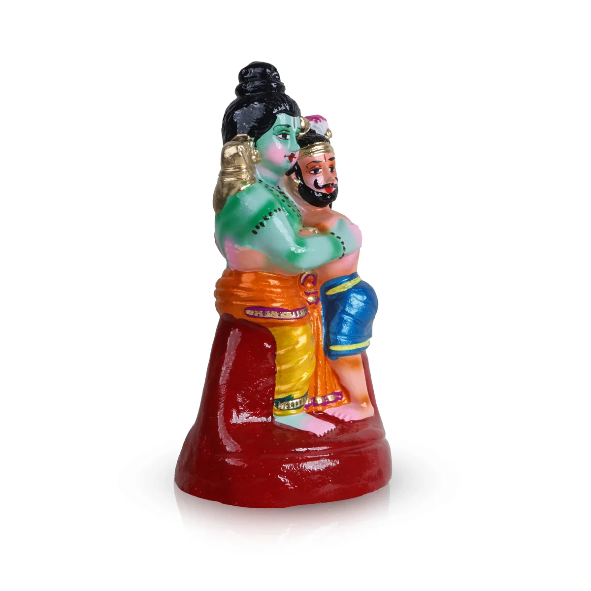 Rama Idol With Gugan Clay Golu Bommai - 10 X 5 Inches | Navaratri Golu Gombe/ Giri Golu Doll/ Navratri Decor - Image 3
