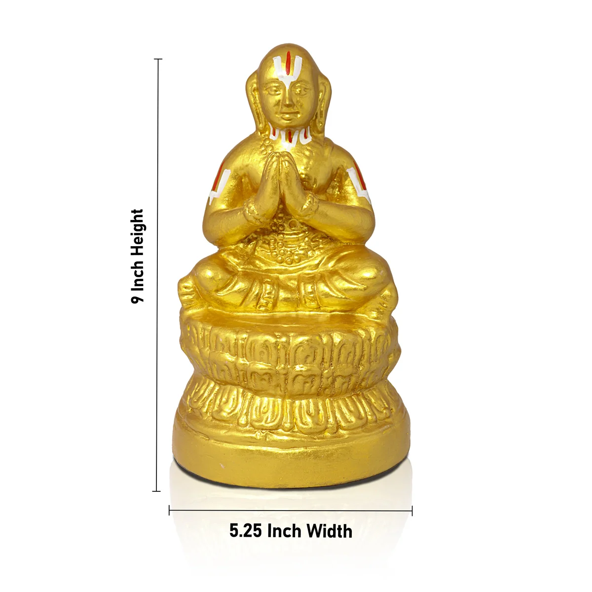 Ramanujacharya Paper Mache Golu Bommai - 9 Inches | Giri Golu Doll/ Navaratri Golu Bomma/Gombe/Bommai - Image 5