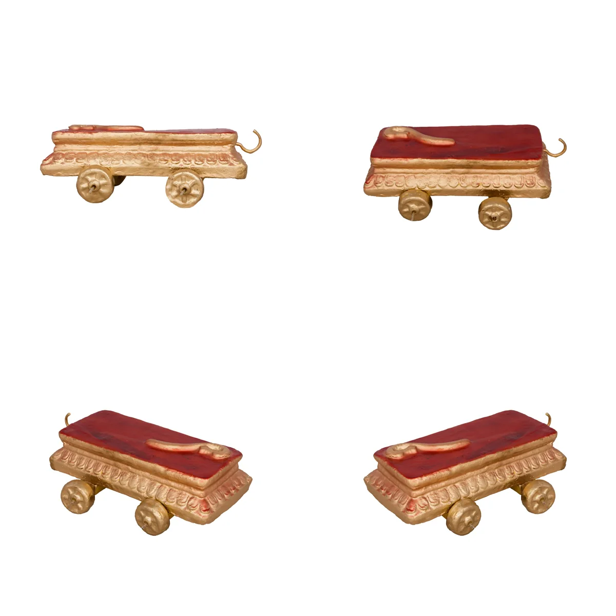 Ramar Bow Broken Clay Golu Bommai Set - 9 x 6 Inches | Giri Golu Doll/ Navaratri Golu Bomma/Gombe/Bommai - Image 3