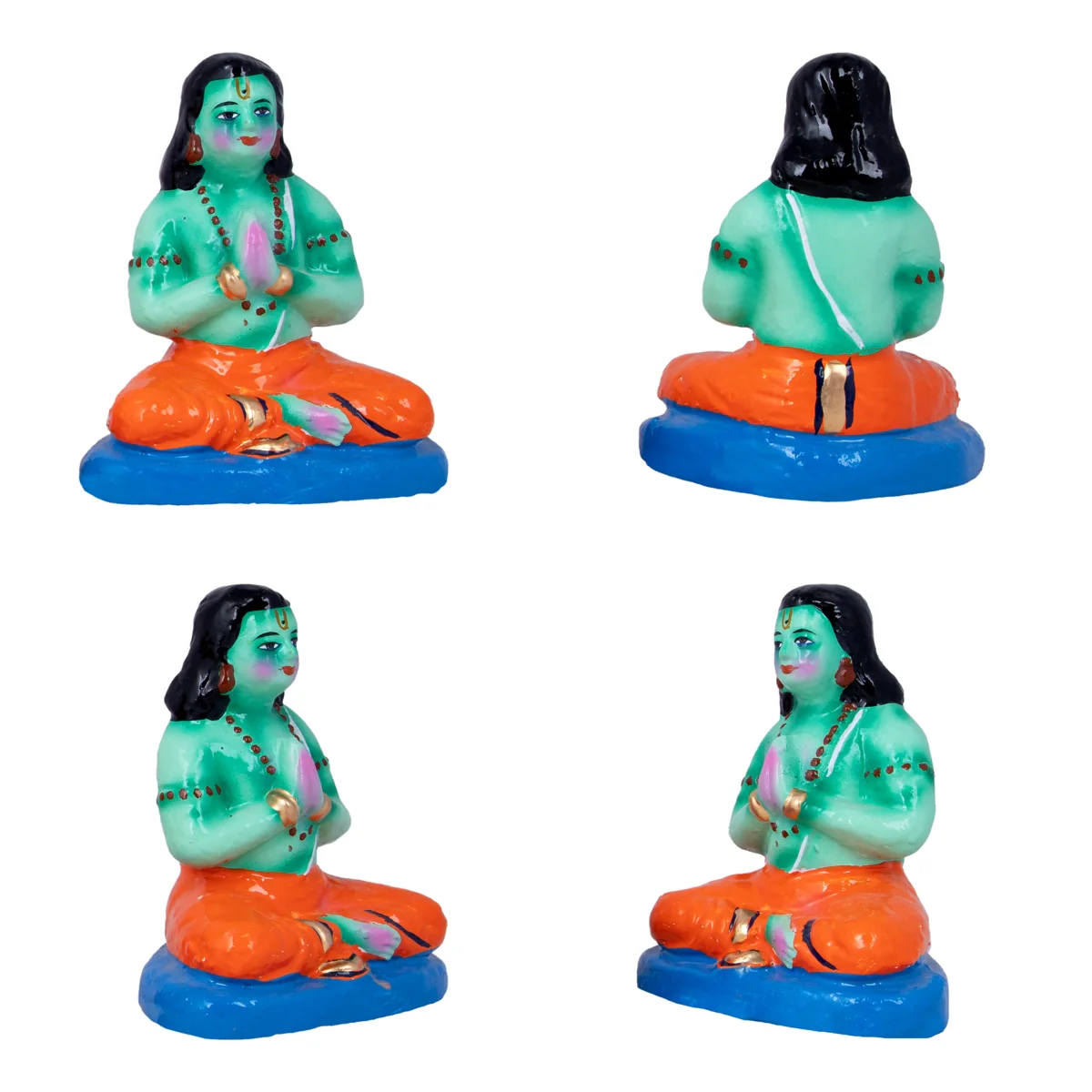 Ramar Gurukulam Clay Golu Bommai Set - 8.5 x 7 Inches | Giri Golu Doll/ Navaratri Golu Bomma/Gombe/Bommai - Image 10
