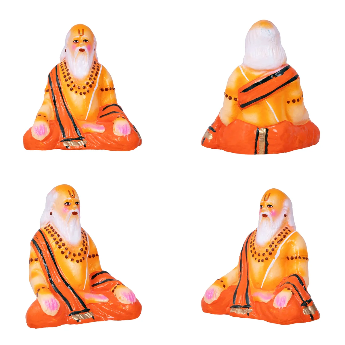 Ramar Gurukulam Clay Golu Bommai Set - 8.5 x 7 Inches | Giri Golu Doll/ Navaratri Golu Bomma/Gombe/Bommai - Image 3