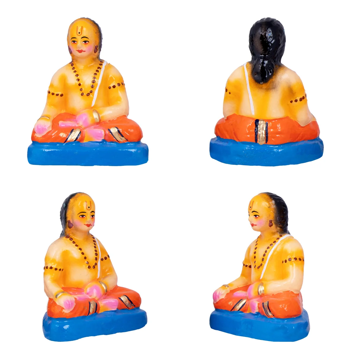 Ramar Gurukulam Clay Golu Bommai Set - 8.5 x 7 Inches | Giri Golu Doll/ Navaratri Golu Bomma/Gombe/Bommai - Image 6