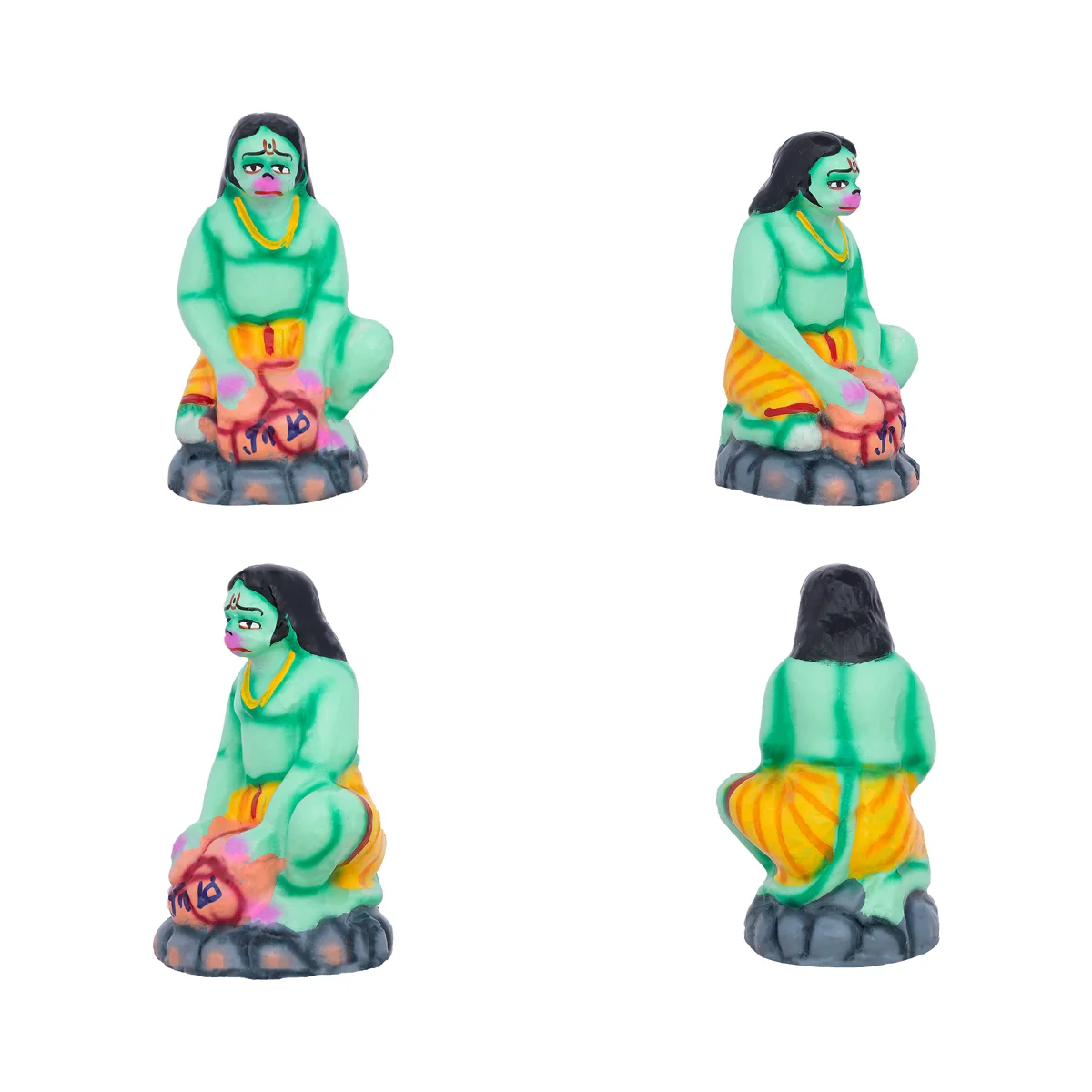 Ramar Palam Clay Golu Bommai Set - 8 x 3.5 Inches | Giri Golu Doll/ Navaratri Golu Bomma/Gombe/Bommai - Image 12