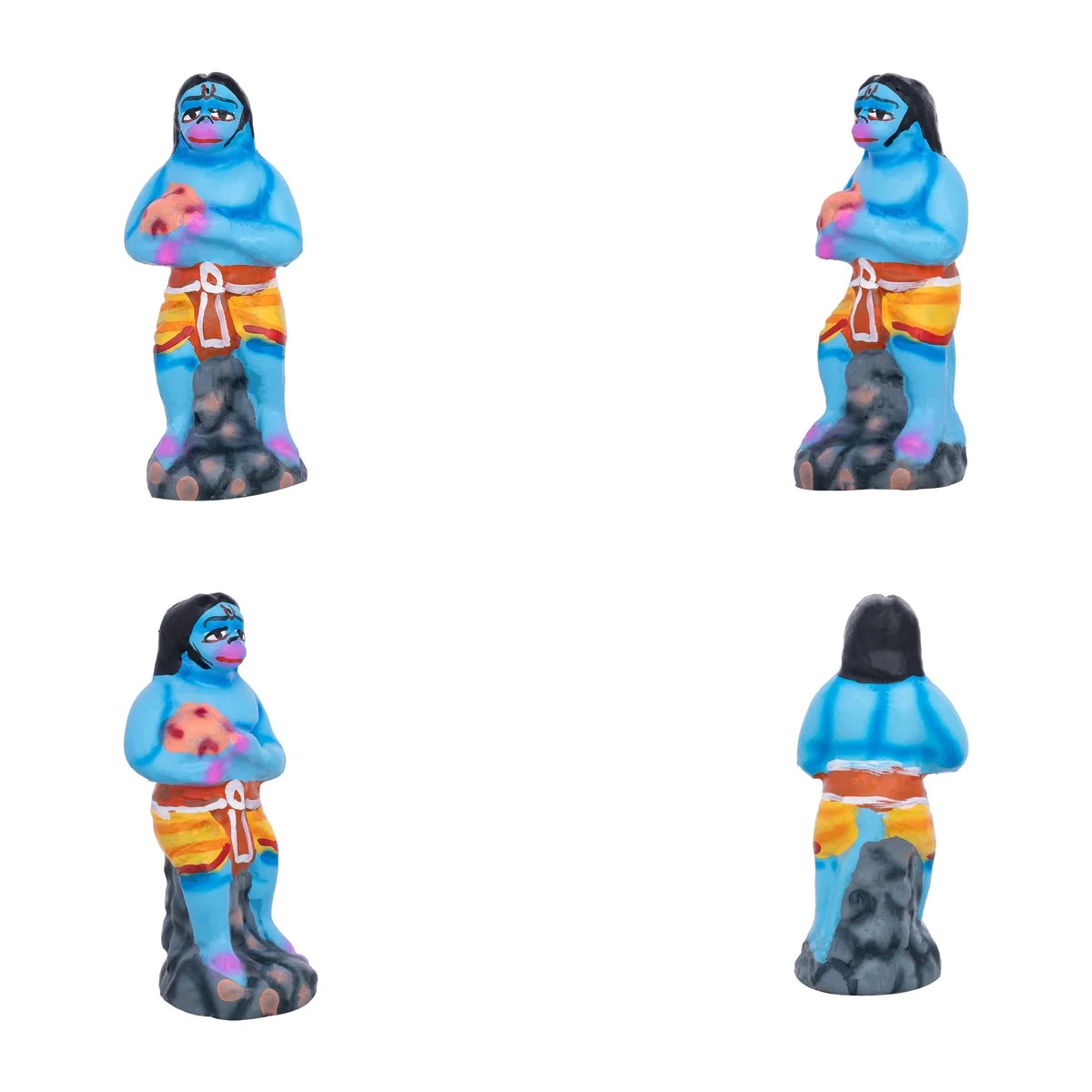 Ramar Palam Clay Golu Bommai Set - 8 x 3.5 Inches | Giri Golu Doll/ Navaratri Golu Bomma/Gombe/Bommai - Image 13