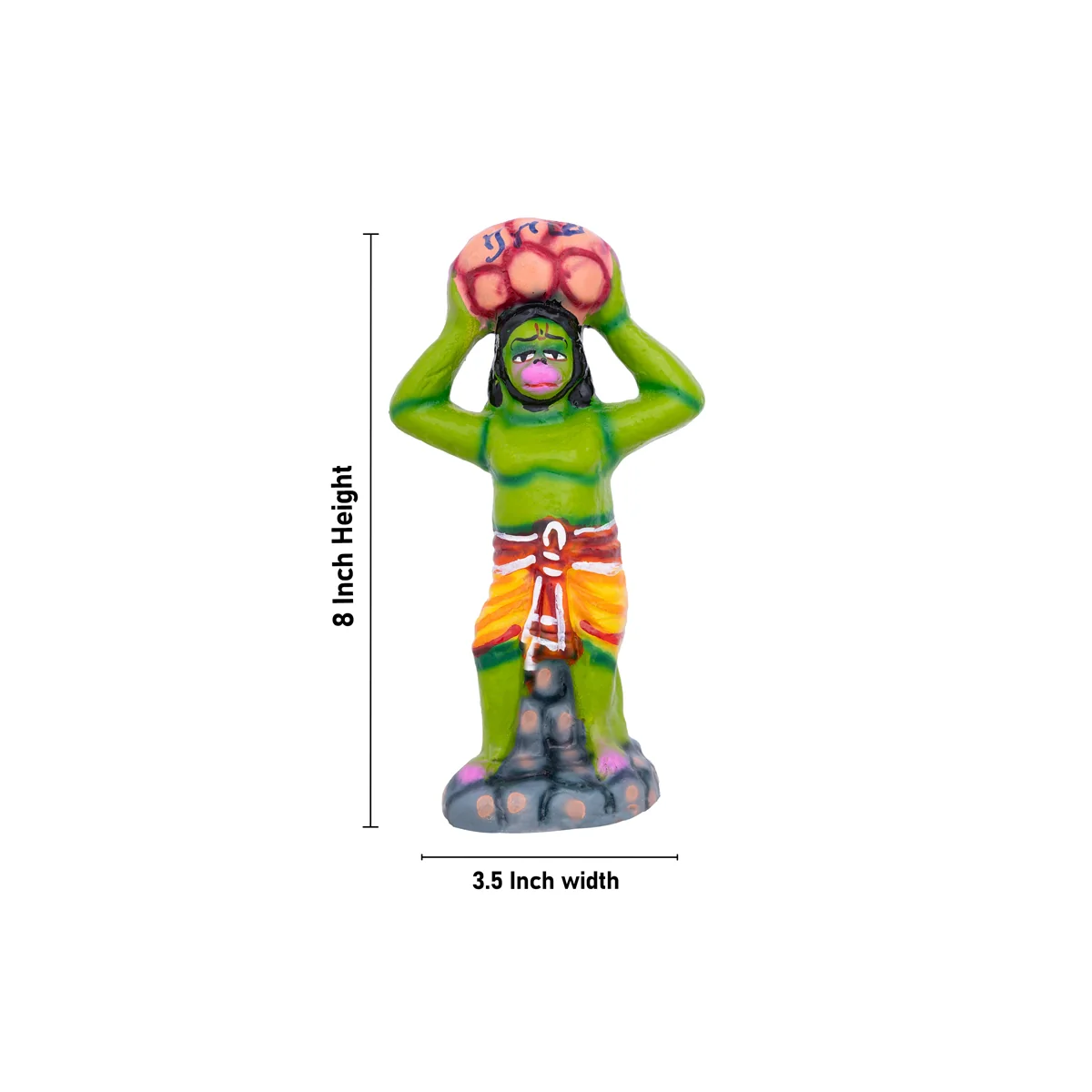 Ramar Palam Clay Golu Bommai Set - 8 x 3.5 Inches | Giri Golu Doll/ Navaratri Golu Bomma/Gombe/Bommai - Image 14