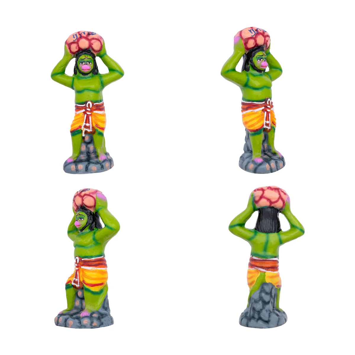 Ramar Palam Clay Golu Bommai Set - 8 x 3.5 Inches | Giri Golu Doll/ Navaratri Golu Bomma/Gombe/Bommai - Image 3
