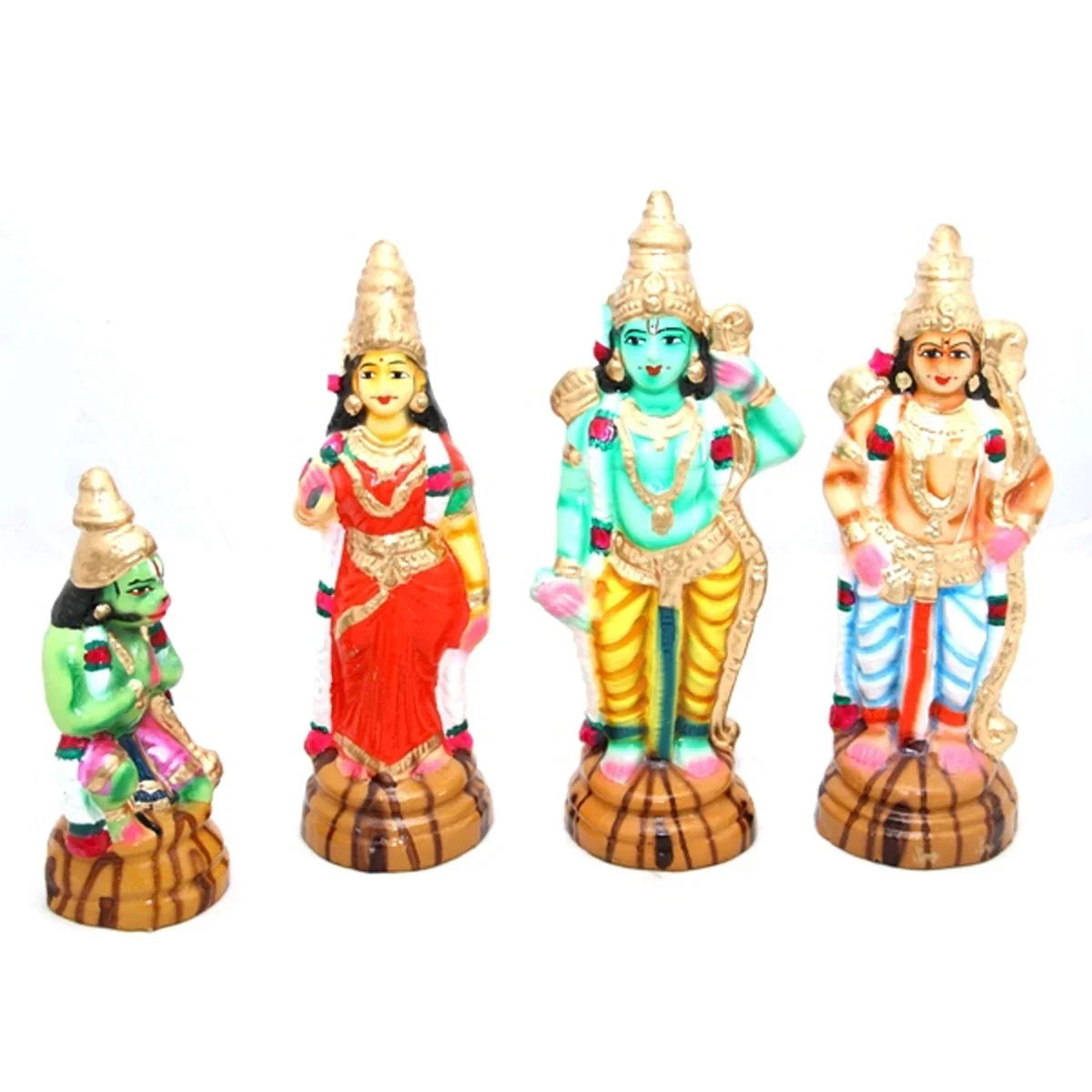 Ramar Clay Golu Bommai Set - 12 Inches | Giri Golu Doll/ Navaratri Golu Bomma/Gombe/Bommai - Image 2