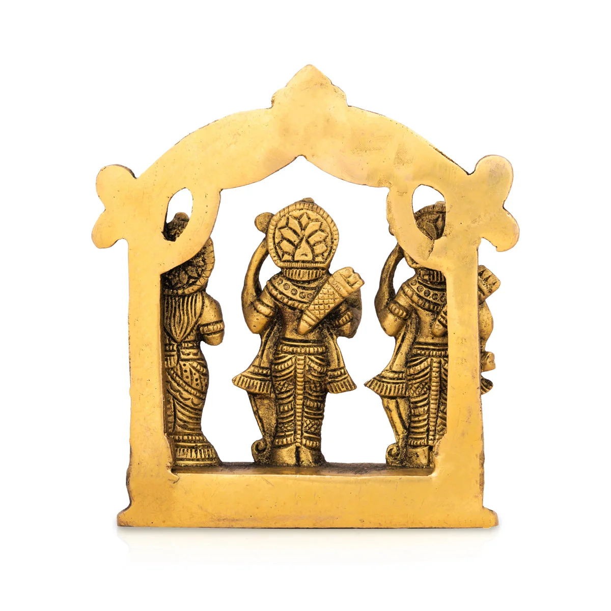 Ramar Set with Arch - 5.5 x 4.5 Inches | Antique Brass Statue/ Ramar Idol for Home/ 780 Gms - Image 6