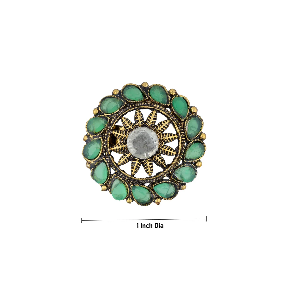 Ramola Ring - 1 Inch | Stone Ring/ Jewellery for Men & Women - Image 3