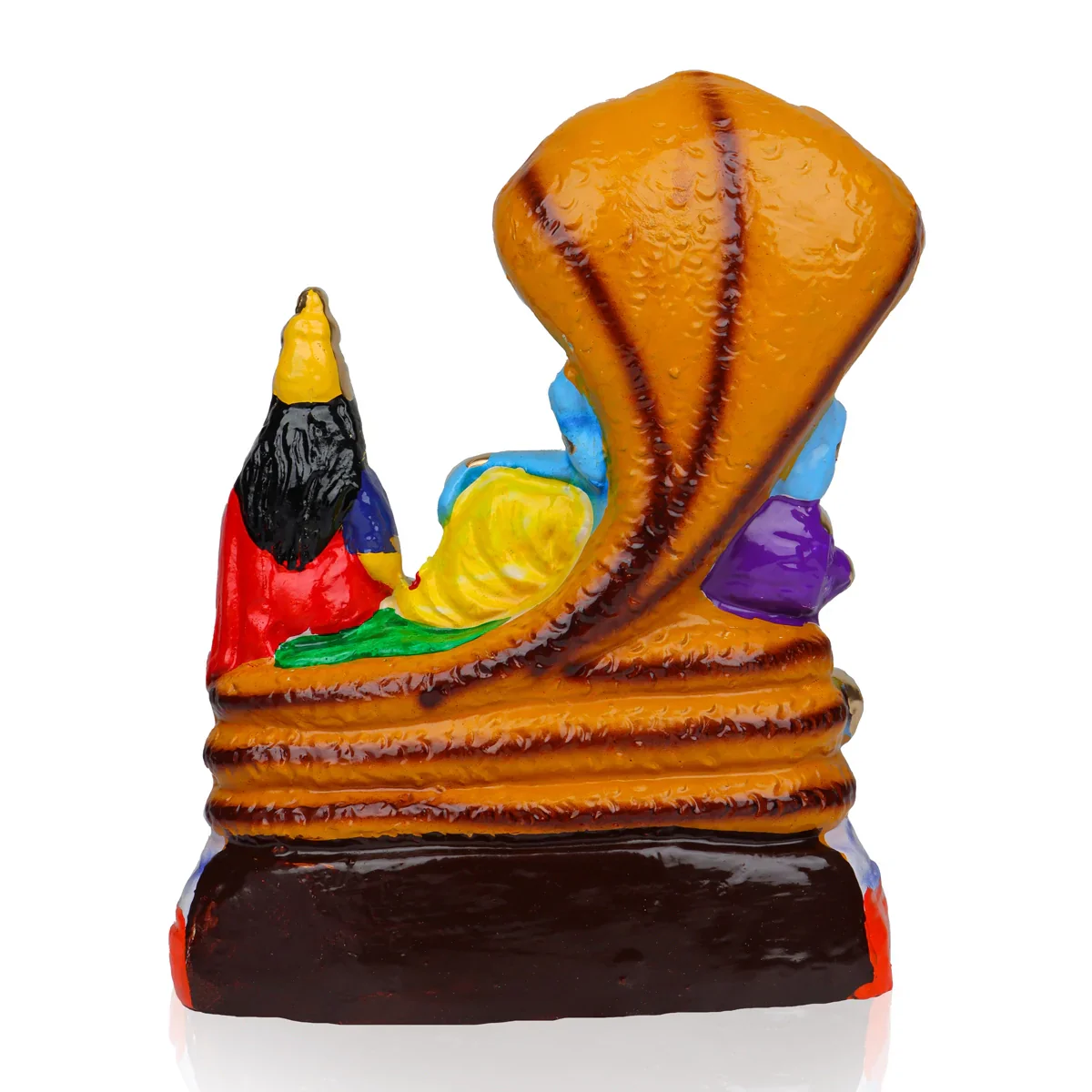Ranganathar Clay Golu Bommai - 8.5 x 7 Inches | Giri Golu Doll/ Navaratri Golu Bomma/Gombe/Bommai - Image 4