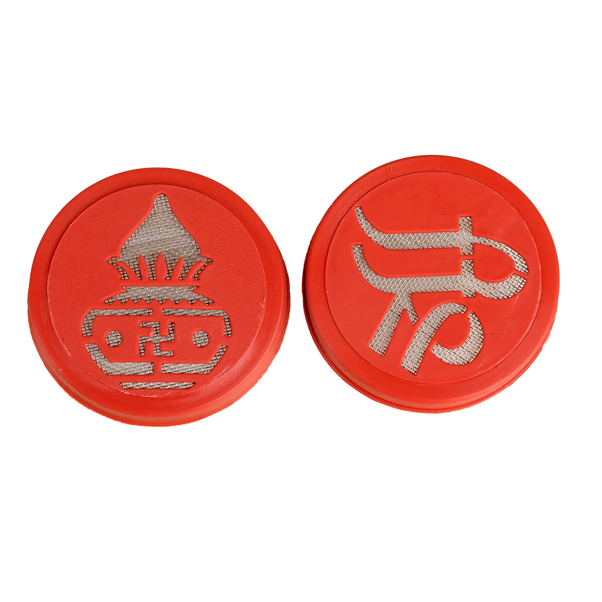 Rangoli Dabbi Set - 3.5 x 2.5 Inches | 2 Pcs/ Reusable Stencils/ Plastic Reusable Floor Stencils for Rangoli - Image 5