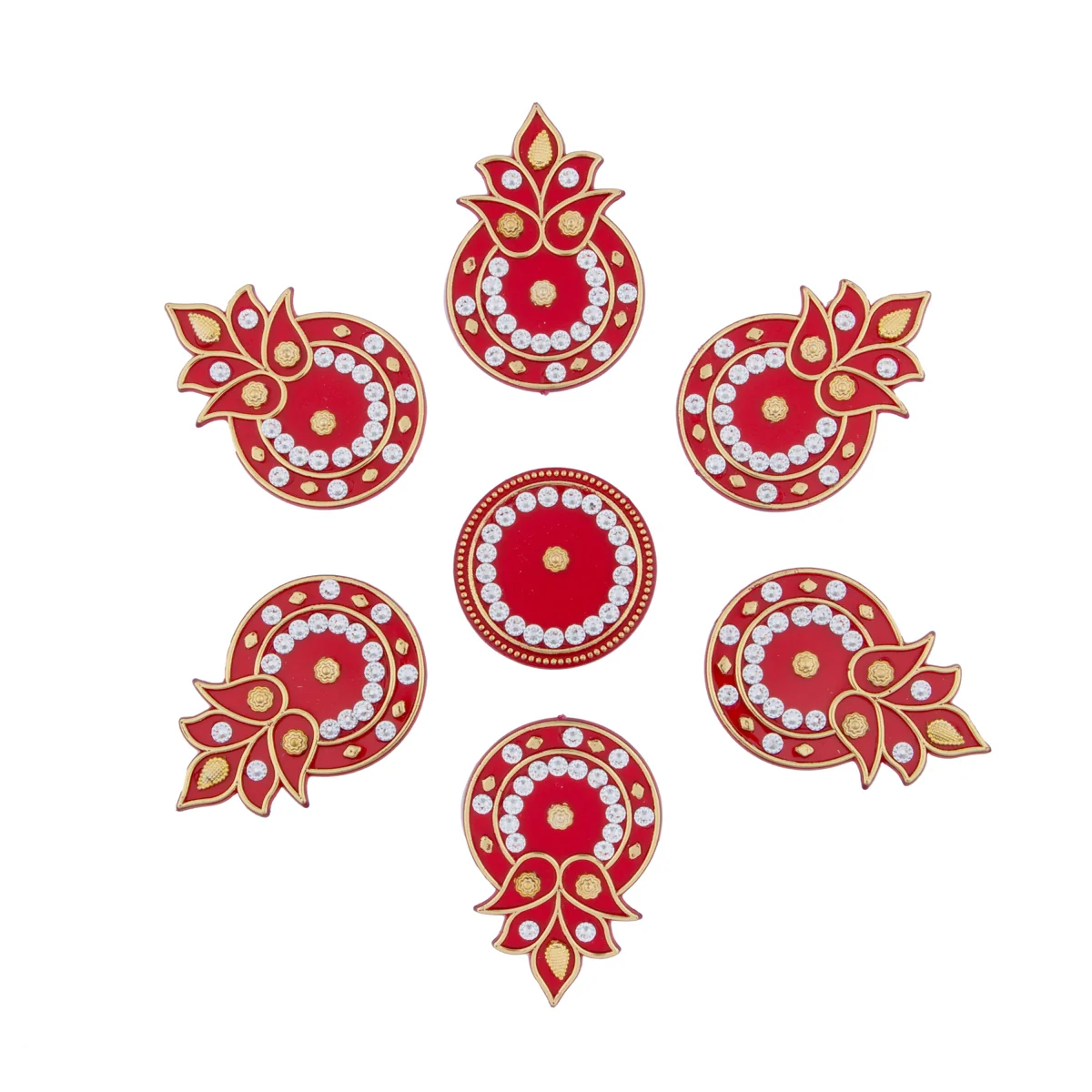 Rangoli Design | Muggulu/ Rangoli Kolam/ Artificial Rangoli for Diwali/ Assorted Design - Image 3
