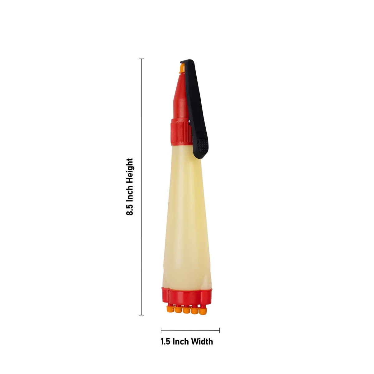 Rangoli Outliner Pen - 8.5 x 1.5 Inches | Yellow Colour Rangoli Designs Pen/ 2 In 1 Rangoli Pen for Floor Decor - Image 3