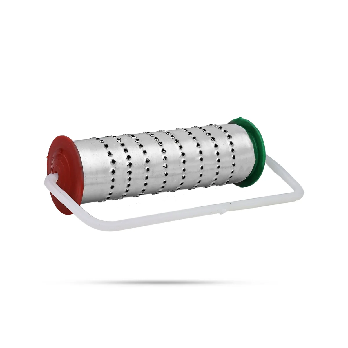 Rangoli Roller With Handle - 1.5 X 4 Inches | Stainless Steel Kolam Roller/ Muggulu Roller For Traditional Rangoli Designs - Image 3
