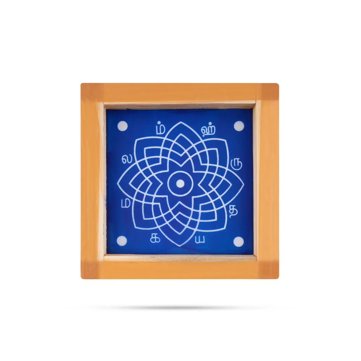 Rangoli Stenci - 5 X 5 Inches | Sacred Lotus Kolam/ Hrudya Kamalam Reusable Floor Stencil For Daily Pooja - Image 4