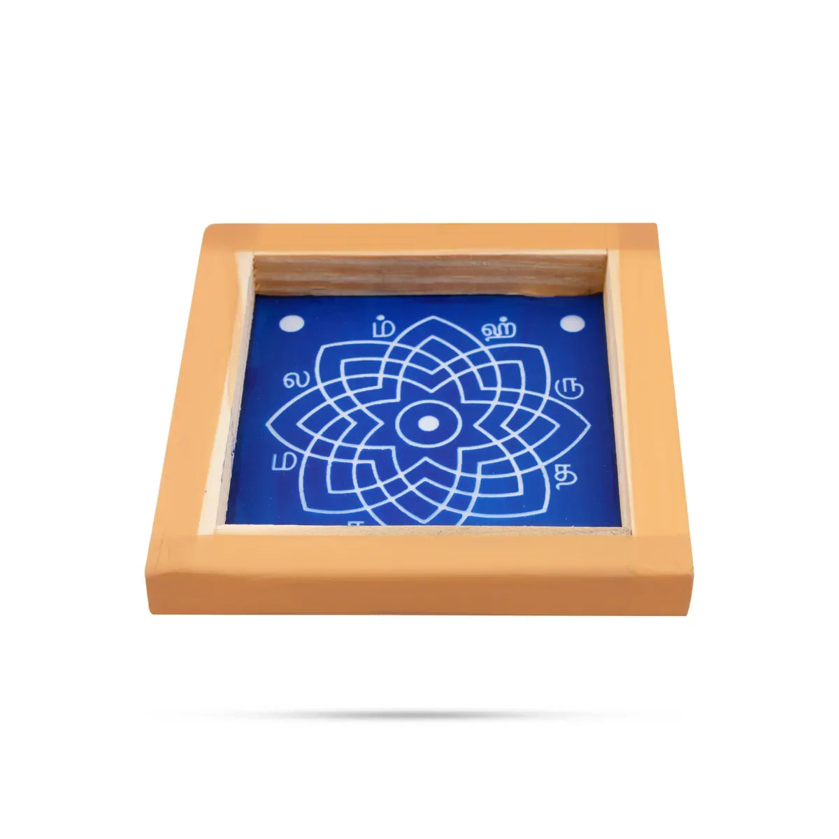Rangoli Stenci - 5 X 5 Inches | Sacred Lotus Kolam/ Hrudya Kamalam Reusable Floor Stencil For Daily Pooja - Image 5